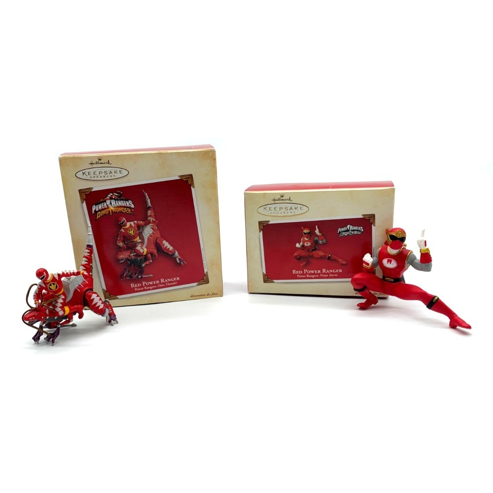 Hallmark Power Rangers Red Ranger Dino Thunder‎ Keepsake Ornament 2004